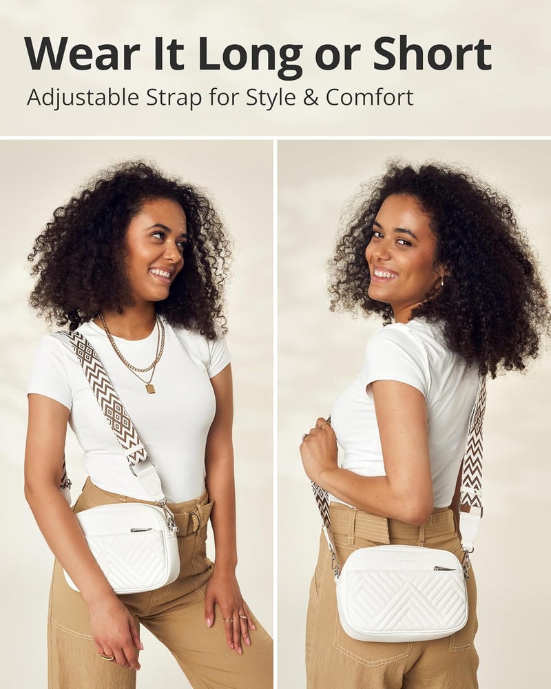 Vantamo Crossbody Bags For Women with Anti-Pickpocket Clip, Premium Purses for Women, Adjustable Strap Handbags & Gift Box - Image 4